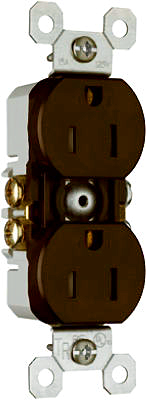 15A BRN Tamp Receptacle