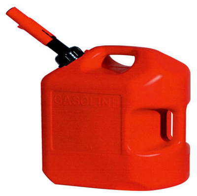 6GAL RED Poly Gas Can