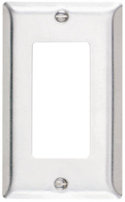 1G SS Decor Wall Plate