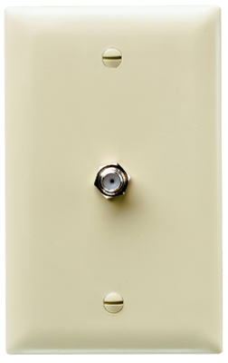 IVY 1G Coax Wall Plate