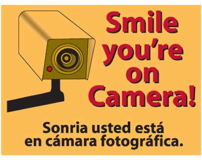 9x12 YEL Smile Sign