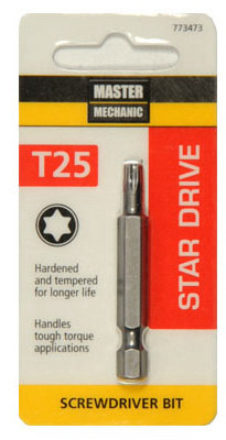 MM Torx 25 2" Screw Bit