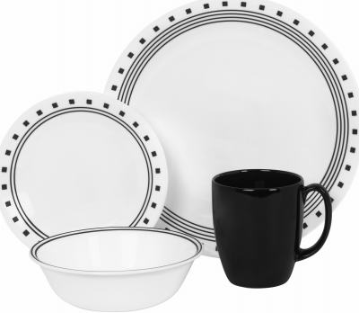 16PC City DinnerwareSet