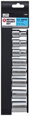 MM 8PC 1/2DR Met Socket
