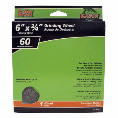 6x3/4x1 MED Grind Wheel