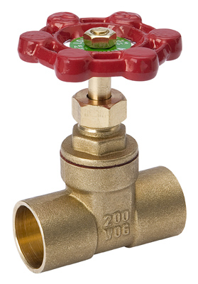 1/2"Sold BRS Gate Valve