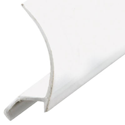 72" WHT Glass Retainer