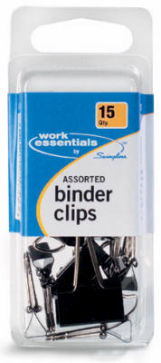 15CT ASSTD Binder Clips
