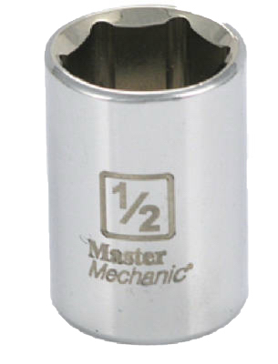 MM 1/4DR 1/2 6PT Socket
