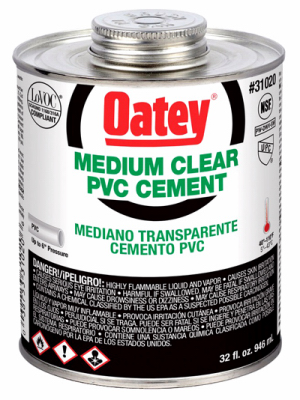 32OZ CLR MED PVC Cement