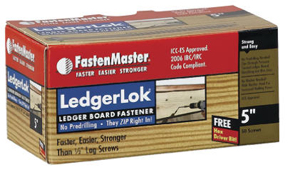 50PK 5" Ledgerlok Screw