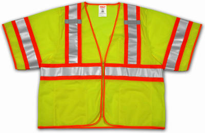 4X/5XL YEL/GRN Vest