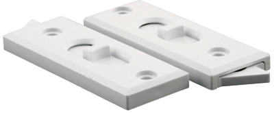 2PK WHT Plas Tilt Latch