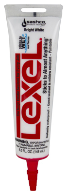 5OZ WHT Lex Caulk Tube