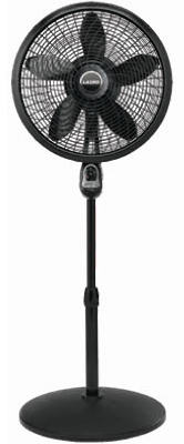 18"BLK Pedestal Fan