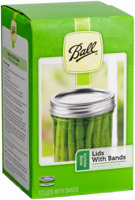Ball 12PK W/M Jar Cap