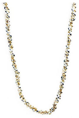 8'GLD TwistBead Garland