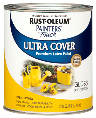 QT YEL GLS Latex Paint