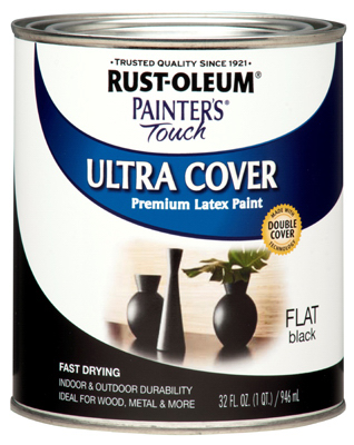 QT FLT BLK LTX Paint