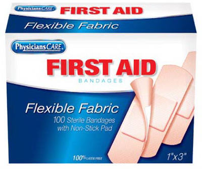 100CT 1x3 Fab Bandage