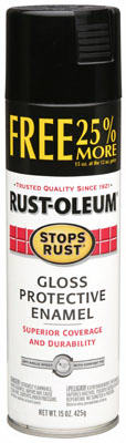 15OZ GLS BLK Spr Paint