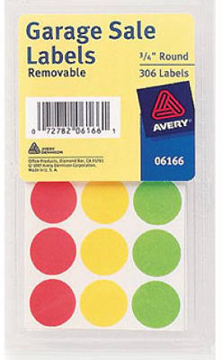 315CT Garage Sale Label