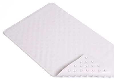 16x28 WHT Shel Bath Mat