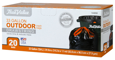 TV 20CT 33GAL Trash Bag