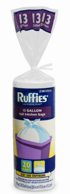 20CT 13GAL Trash Bag