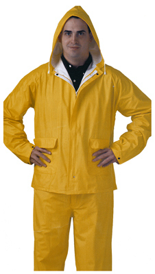XL YEL PVC Rainsuit