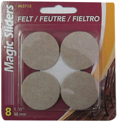 8PK 1-1/2 Oat Felt Pad