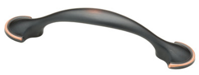 3"BRZ/COP Half RND Pull