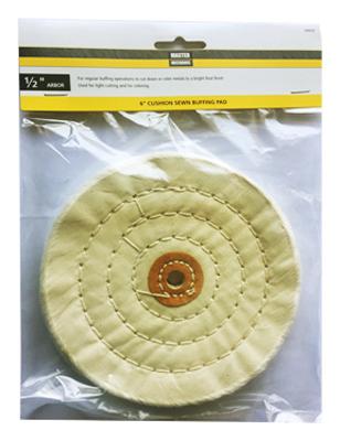 MM 6"Cush Sewn Buff Pad