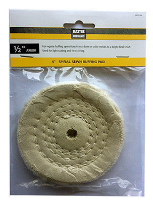 MM 4"Spir Sewn Buff Pad