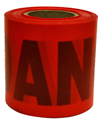 300' RED Danger Tape
