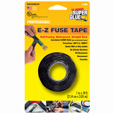 1x10 BLK Silicone Tape