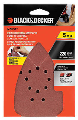 5PK 220G Fine Sandpaper
