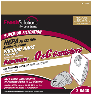 3PK Kenm Canist Vac Bag