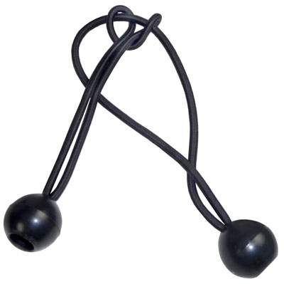 25PK 8" BLK Bungee Cord