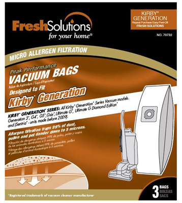 10PK Kirby Gen Vac Bag
