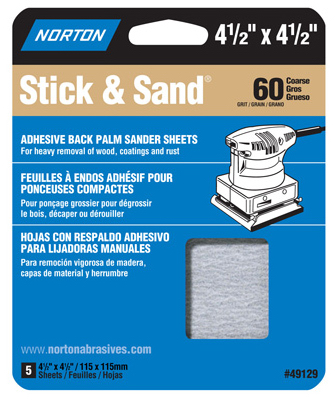 5PK 4.5" 60G Sand Sheet
