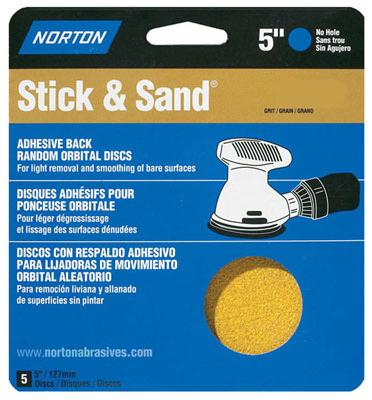 5PK 5" 120G Sand Disc