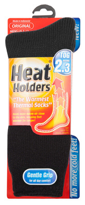 Mens 7-12 BLK Socks