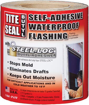 6x75 WHT Butyl Flashing