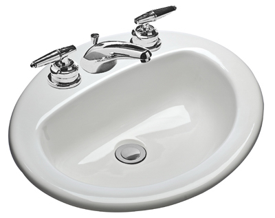 Oval Self Rim Lavatory