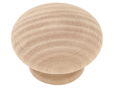10PK 1-1/2" Birch Knob