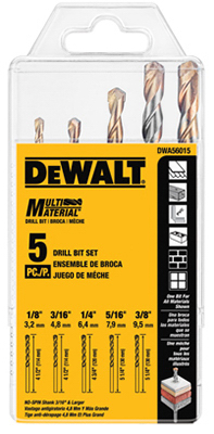 5PC Multi Drill Bit Set