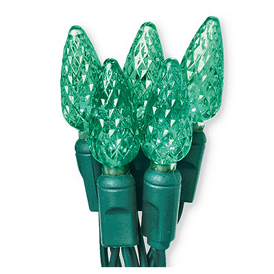 50LT GRN C6 LED LGT Set