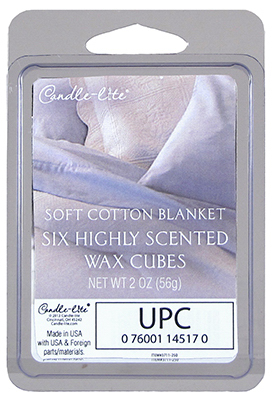 6PC 2.5OZ Cott Wax Cube