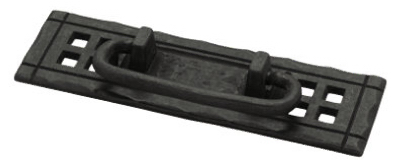 4-1/4" BLK Horiz Pull